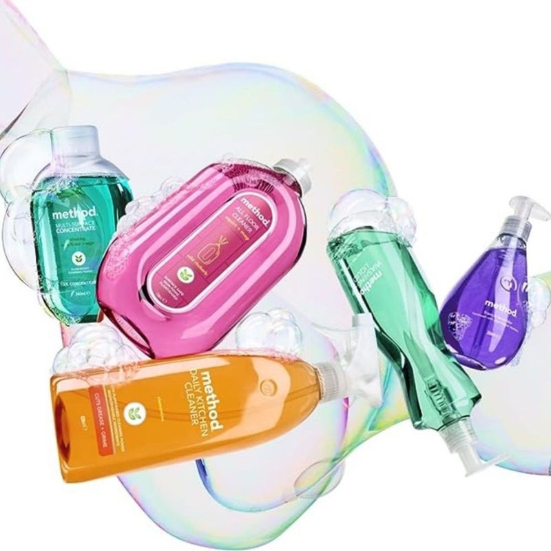 Method Daily Shower Cleaner Spray, Prevents Soap Scum & Mildew, No Scrubbing Required, Passion Fruit Scent, Non-Toxic  - 828 ml - Image 5